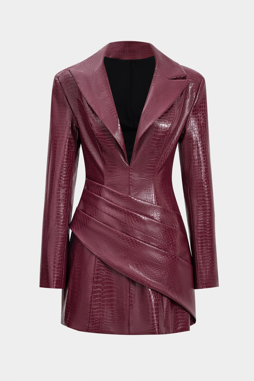 "Crimson Vice" Blazer Dress