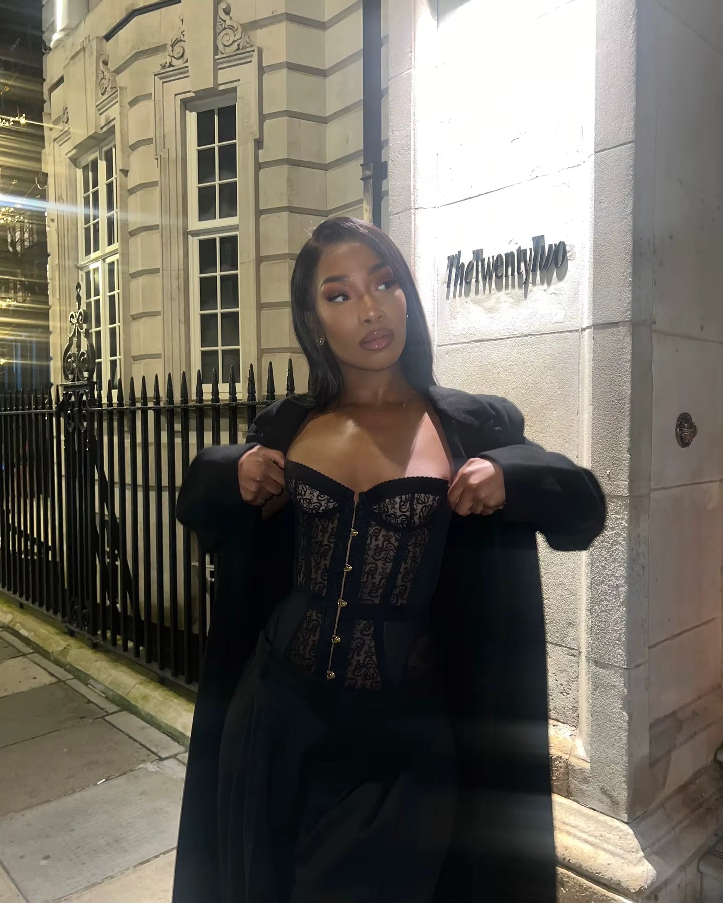 "Midnight Bloom" Corset Top