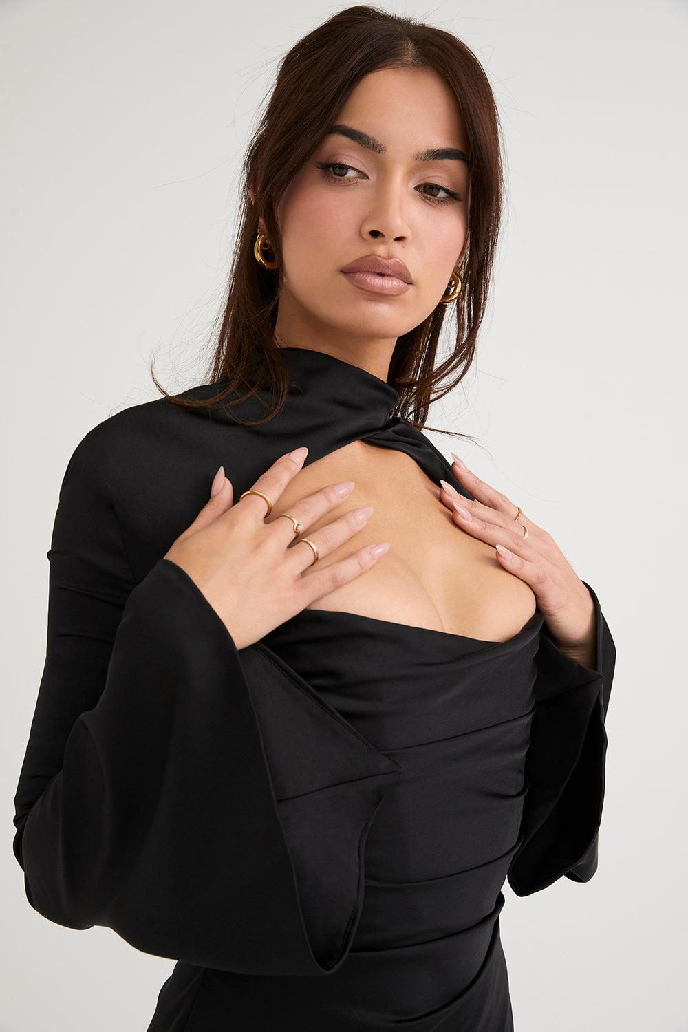 "Noir Temptation" Mini Dress